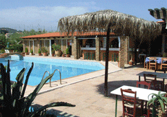 Pool bar at Stavros villas